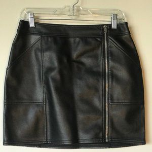 EXPRESS Faux Leather Mini Skirt